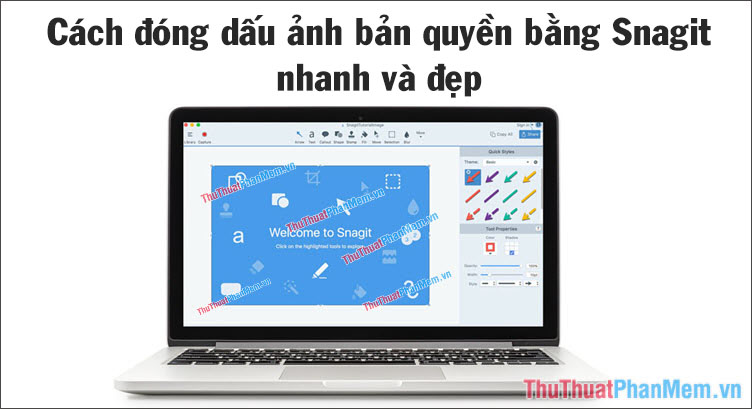 How to Stamp Image Copyright with Snagit Extremely Fast and Beautiful