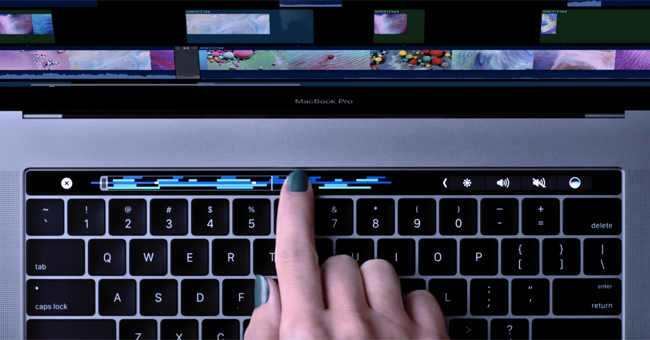 Mac touch bar customization application