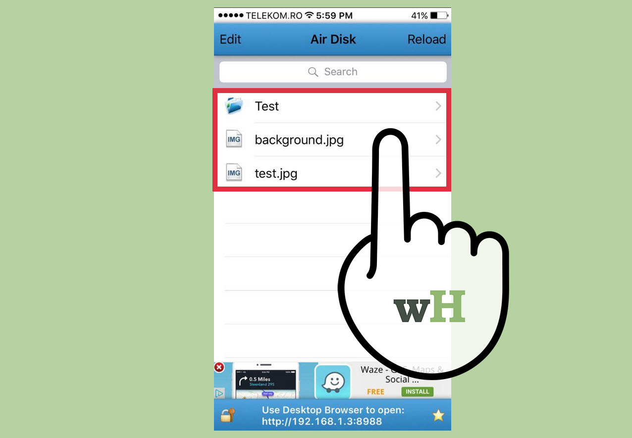 How to Transfer Files Between Two iOS Devices with Airdisk Pro