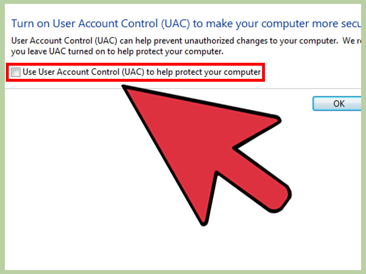 Click: How to Turn Off User Account Control (Uac) Notifications