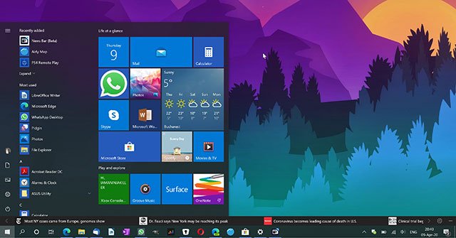 How to Turn on / Off Automatically Restore News Bar When