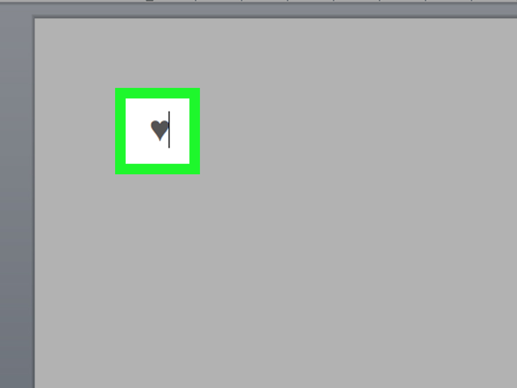 Press: How to Type a Heart Symbol in Windows
