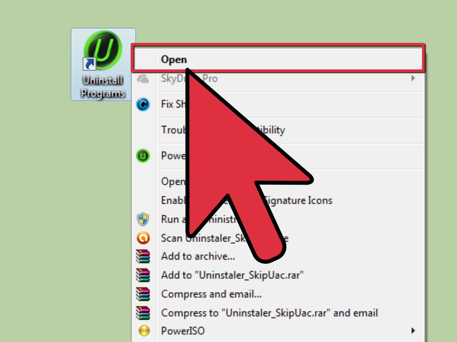 Click: How to Uninstall Bearshare