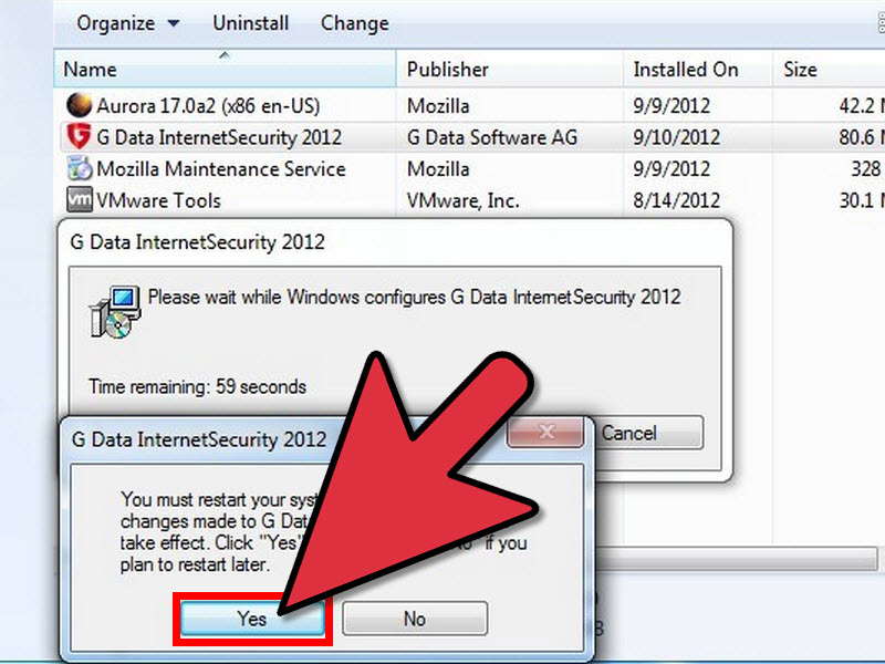 How to Uninstall G Data Internetsecurity 2012