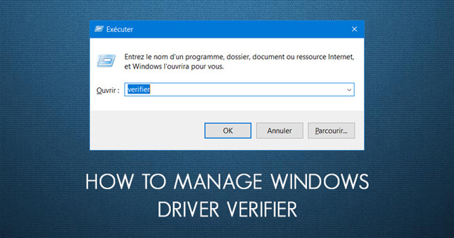 Driver verifier как пользоваться