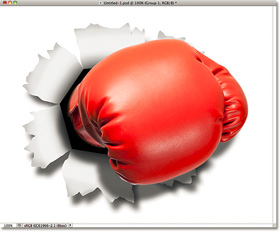 How to Use Photoshop CS5 - Part 20: Create Images of Fists Through