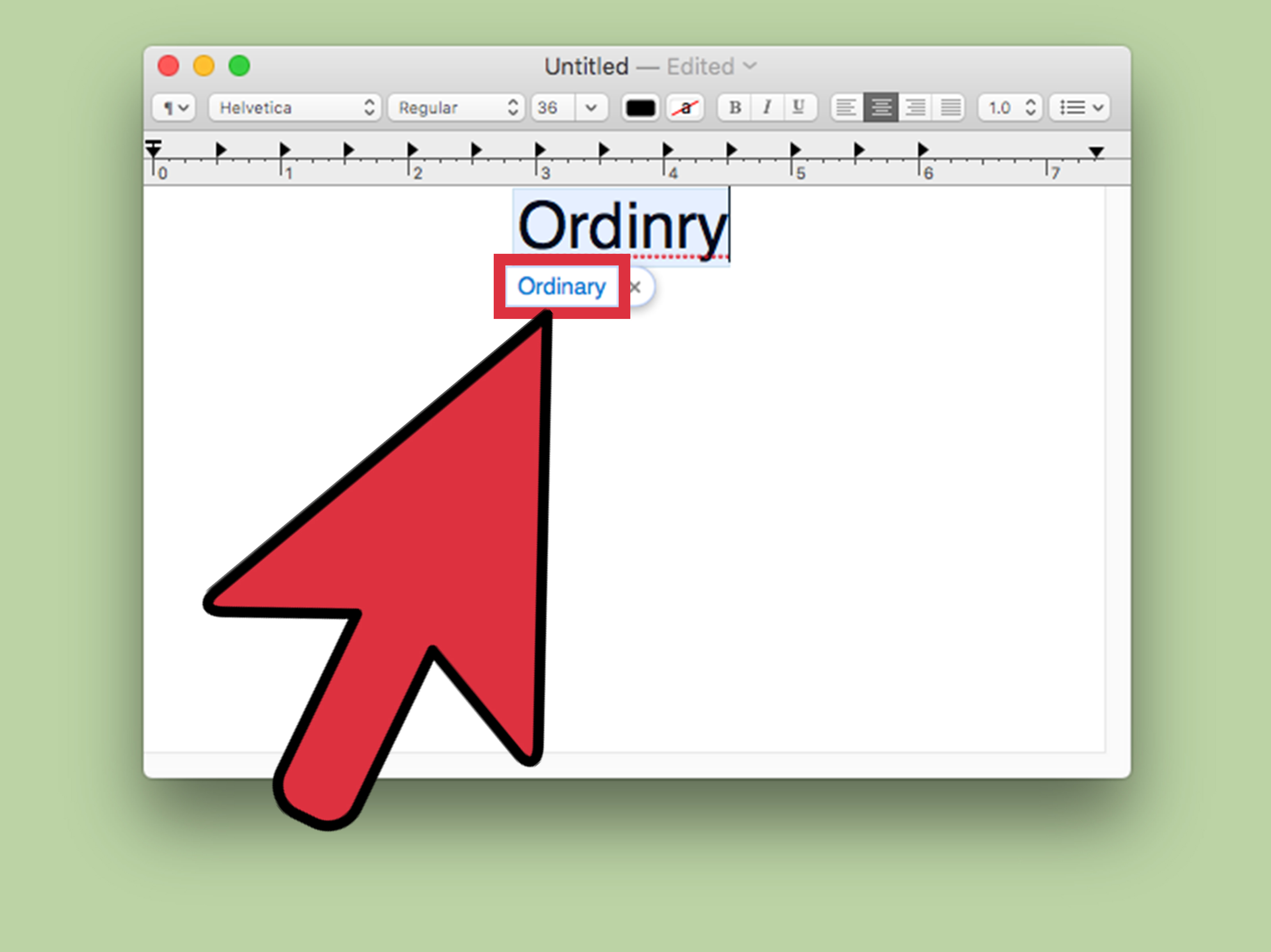 how to spell check on mac with no mouse