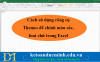 How to Use Themes Tool to Adjust Colors and Fonts in Excel