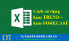 How to Use TREND - FORECAST Function: Step-by-Step Guide