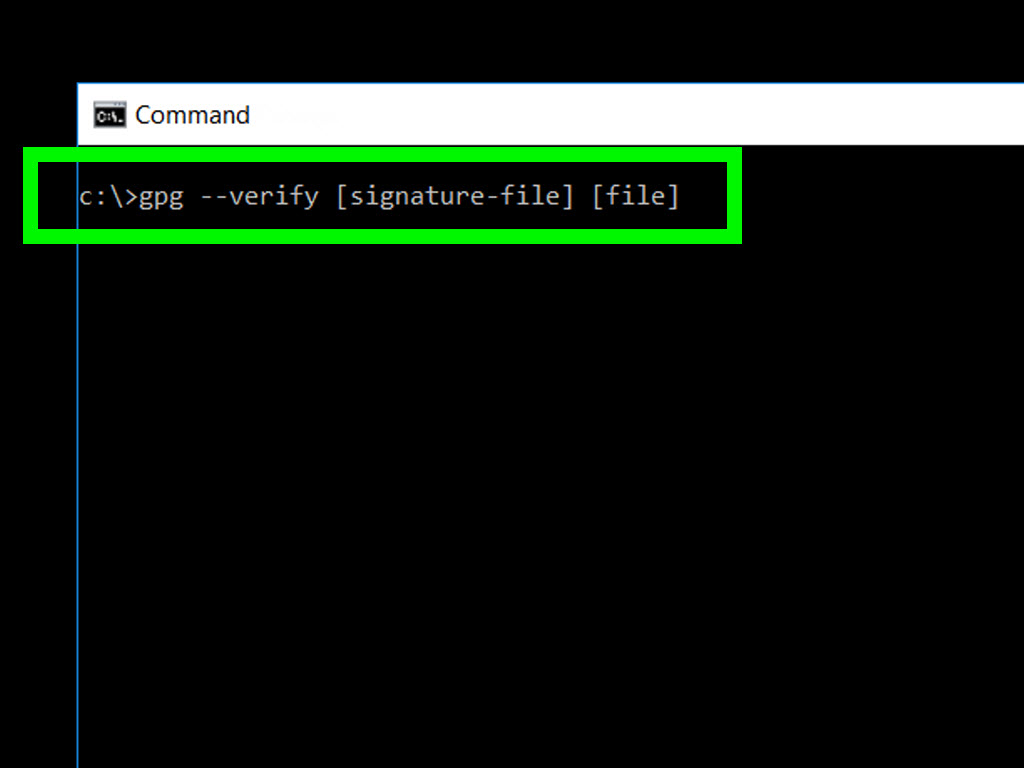 How to Verify a Gpg Signature