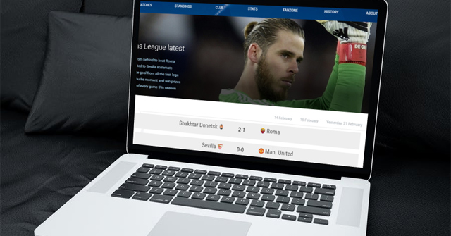 How to View the European Cup Directly on the UEFA Home Page