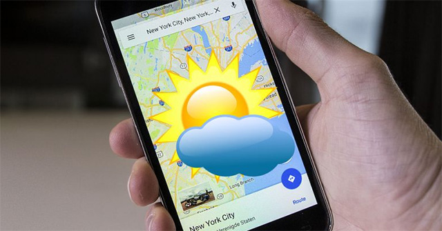 How to View Weather Information Using the Maps App on iPhone