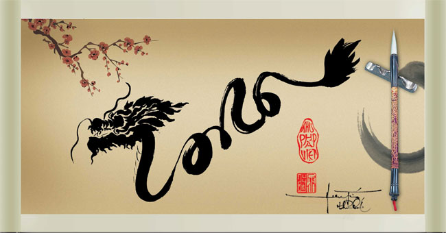 How to Write Calligraphy for Writing Sentences, 2019 Tet Wishes