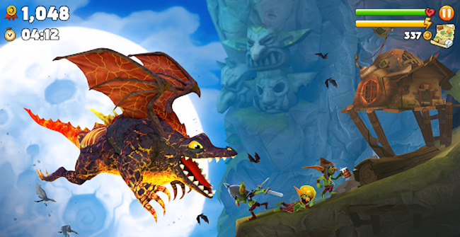 Hungry Dragon Game Big Fish Swallow Small Fish Dragon Version Helps Relieve Stress