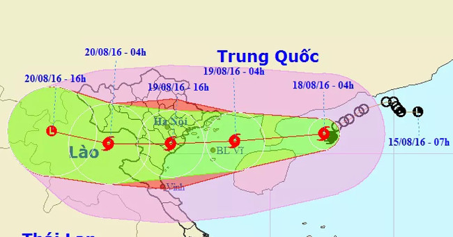 Hurricane No. 3 Is Approaching Level 14 in Vietnam