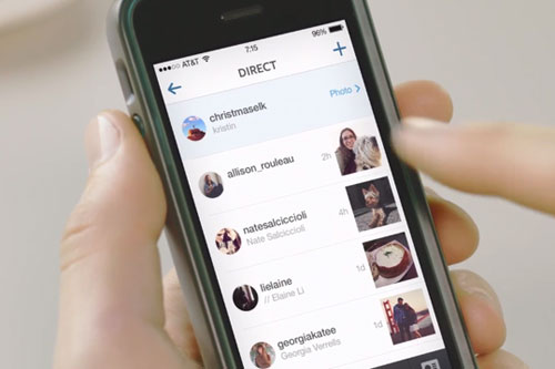 Instagram Adds a Feature to Send Text Messages