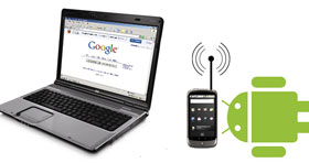 Instructions for Accessing the Internet via Phone Running Android