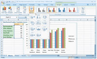 Instructions for Creating Charts in Excel 2007: Microsoft Excel 2007