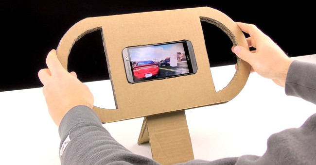 How to Making Steering Wheel with Carton Cover to Play Racing Games