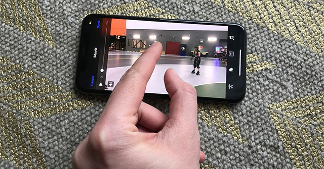 Instructions for Rotating Tilted Videos on iPhone or iPad with