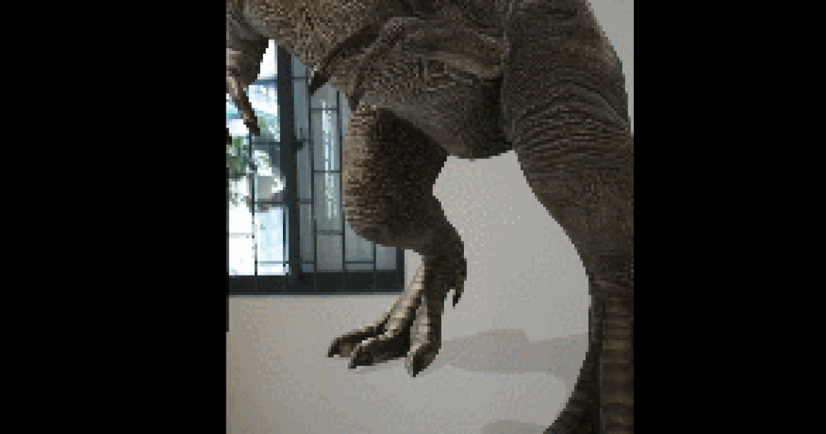 Instructions for Taking Photos with Dinosaurs Thanks to AR Technology on