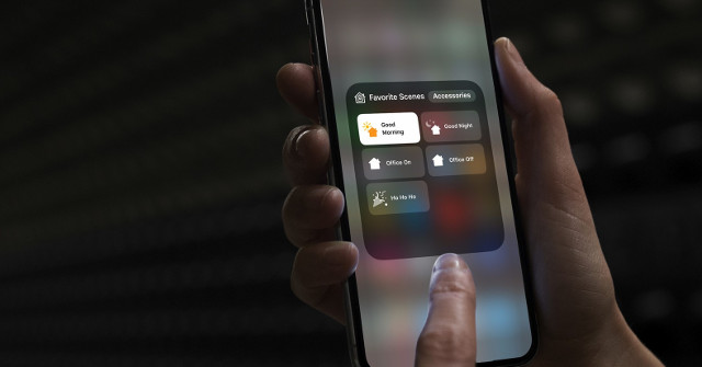 Instructions for Using Home with Control Center on iPhone
