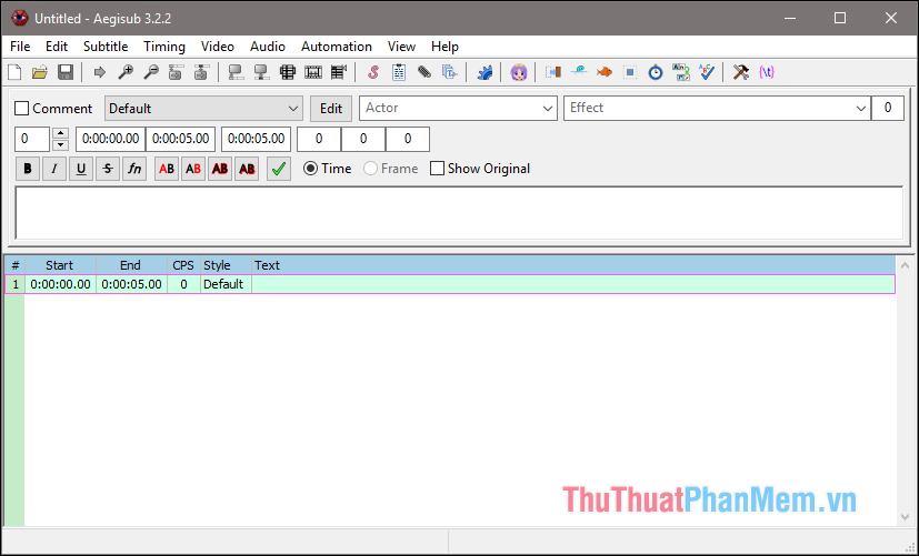 Instructions on How to Add Sub Videos to Movies with Aegisub