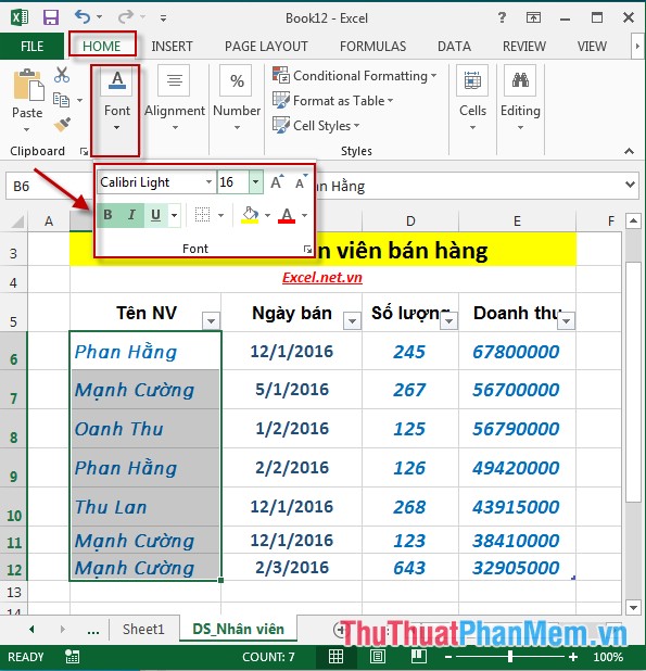 Instructions on how to format data in Excel - TipsMake