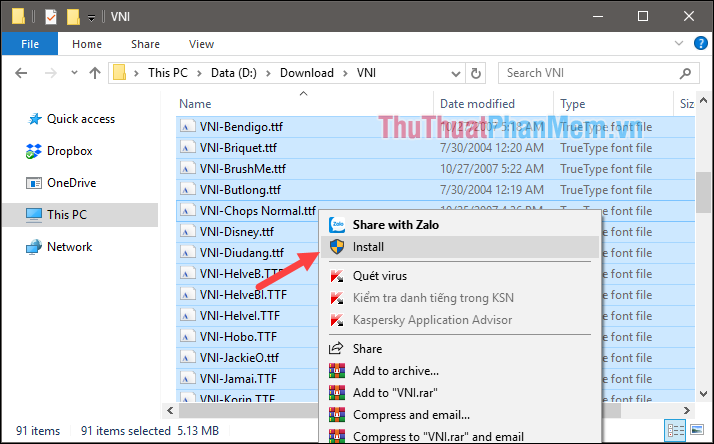 Instructions on How to Install and Remove Fonts in Windows