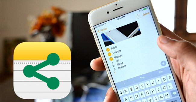 How to Share Notes on iPhone