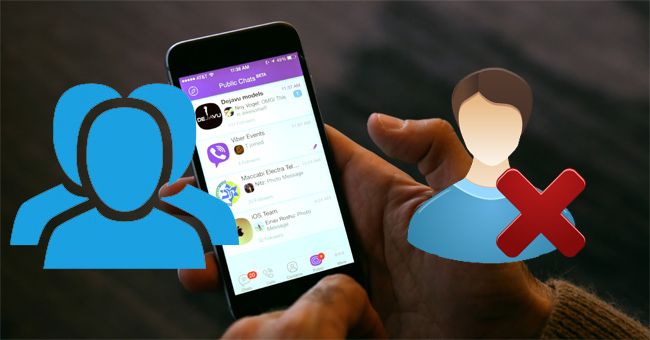 Instructions to Remove, Remove Members of the Viber Chat Group