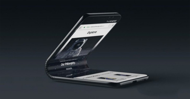 Invitation to Admire the Galaxy F Concept with a Beautiful Folding Screen
