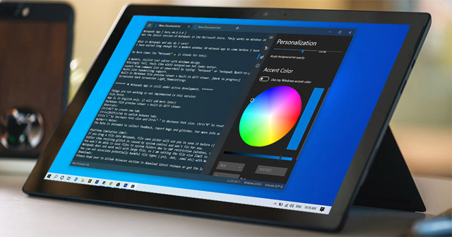 Invite Notepads Experience with the Beautiful Fluent Design