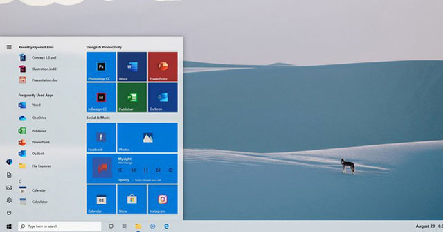 Invite to Admire Start Menu on Windows 10 Completely New with Modern Design and More Elegant
