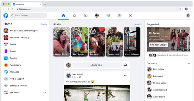 Invite to Admire the New Interface of Facebook, Dark Mode, Focus on the Group, Has Appeared