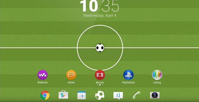 Invite to Download the Xperia Football 2018 Theme, Beautiful