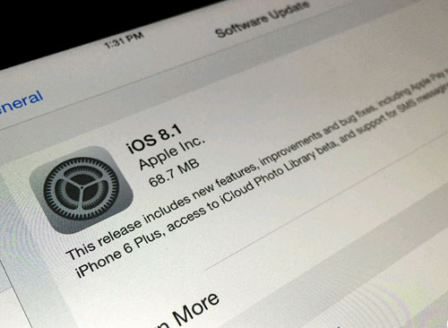 iOS 8.1 Was Unlocked After a Short Time of Launch