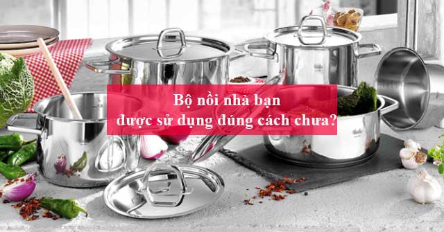 Is Your Pot Set Properly Used?