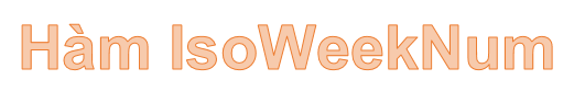 How to Use the ISOWEEKNUM Function in Excel