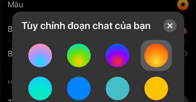 It Is Possible to Change the Gradient Color Frame of Chat in the Facebook Messenger Application