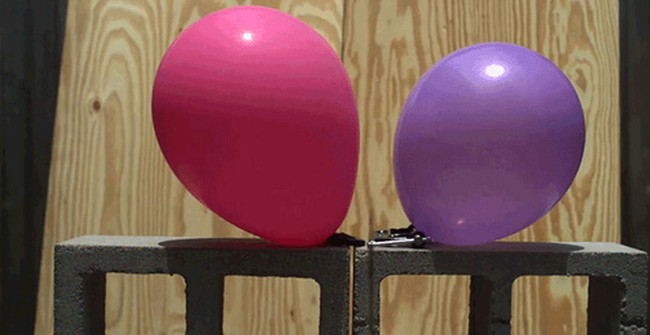 Labeled with the Bullet Being Cut in Half, Shooting Two Balls