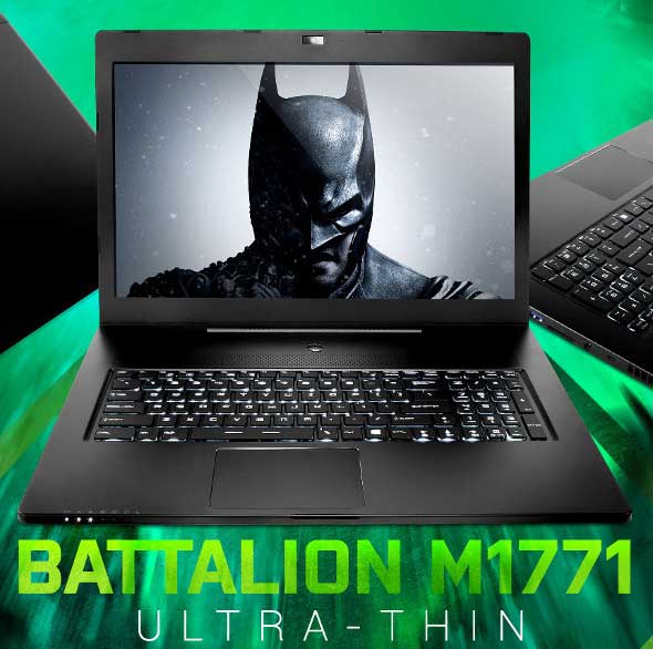 Laptop Playing the 17 Inch Thinnest Game in the World