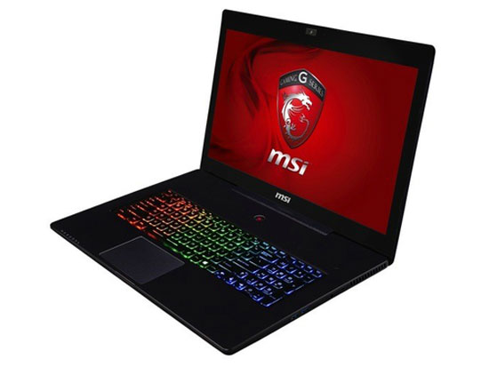 Laptop Playing the Thinnest MSI GS70 Game in the World