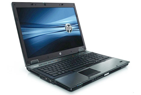 Laptop with Screen Showing a Billion Colors