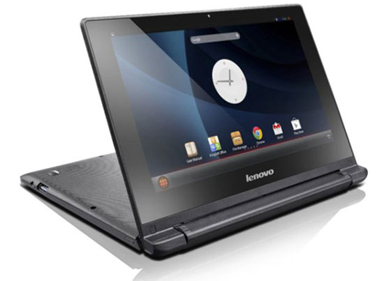 Lenovo's Laptop Running Android Rotating Screen Appears