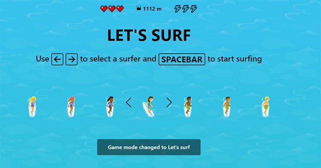 Let's Surf: the New Microsoft Edge Mini Game Helps Users Avoid