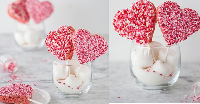 Make Rice Cakes with Heart-shaped Sweet Rice for Vietnamese Women's