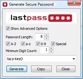 Managing Passwords with Lastpass 1.50