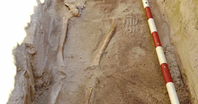 Many Relics Are Found in the Roman Graveyard at Alderney