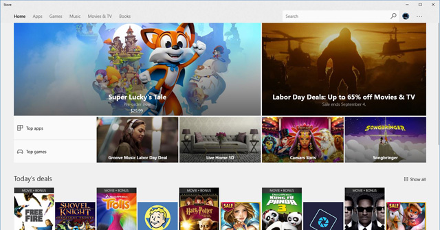 Microsoft Allows Users to Install Windows Store Applications on up to 2000 Devices